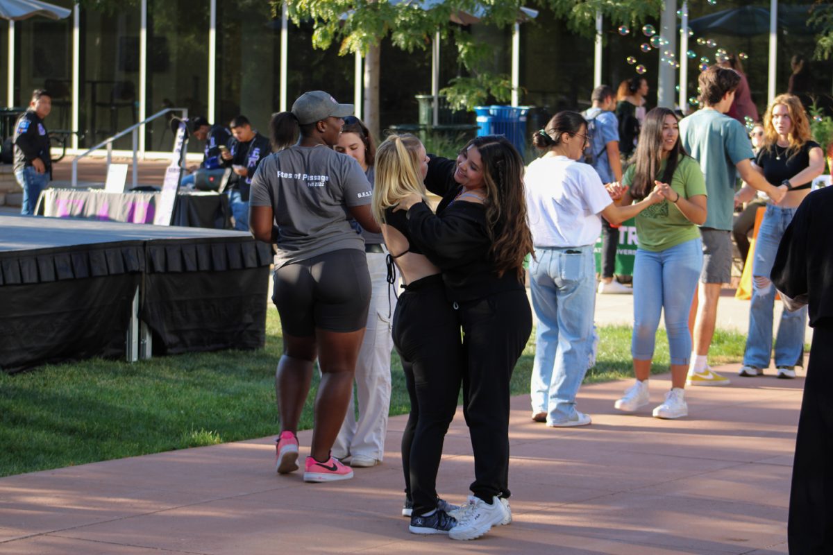 While learning Bachata at the National Latinx Heritage Month launch, Colorado State University students let loose and enjoy meeting others to dance with Sept. 13. Everyone started to have a fun time and were all quick learners with picking up the steps. 