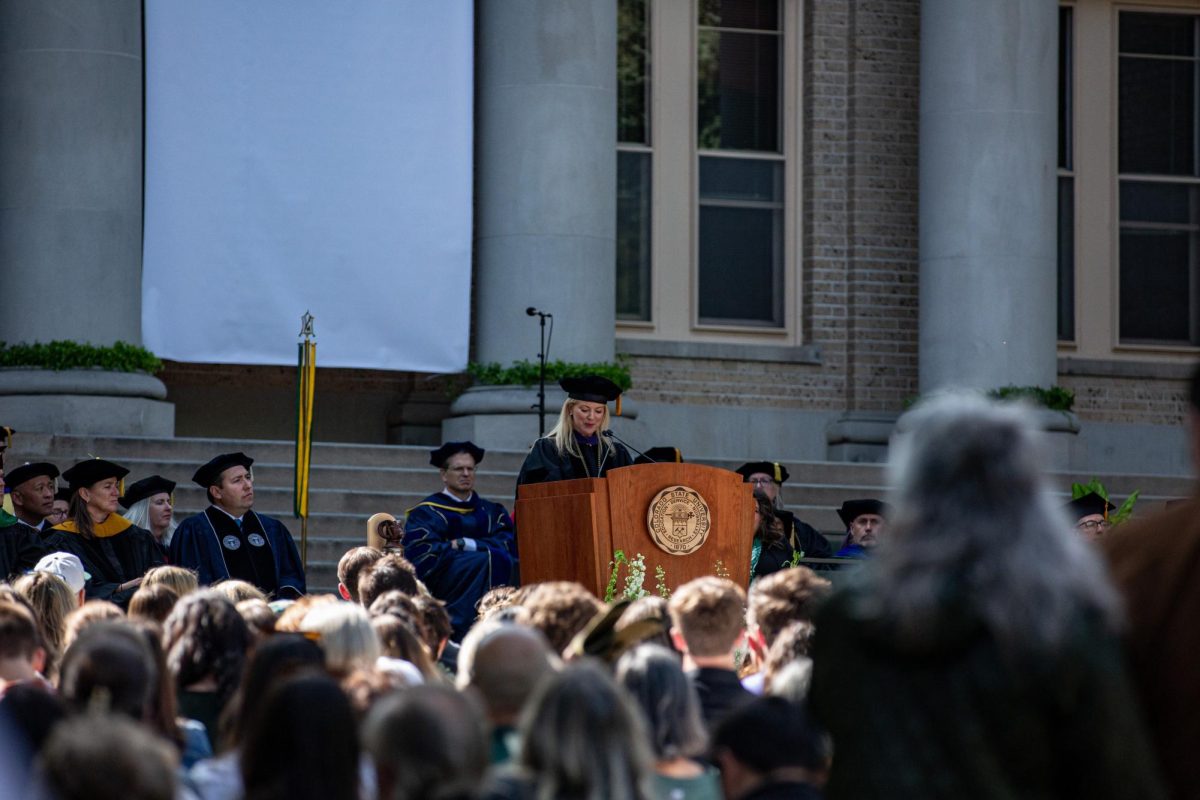 Colorado State University's President Amy Parsons gave a fantastic speech during her investiture Oct. 4. President Parsons will serve as the 16th president in the history of CSU.
