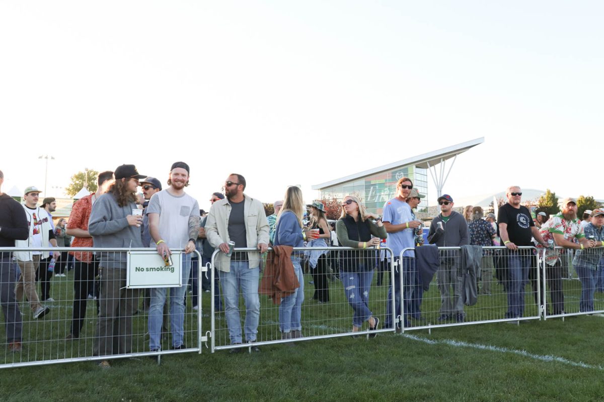 21+ restricted area Goose Concert Oct. 7. The band played on the LSC lawn with students, alumni, and fans in attendance. 
