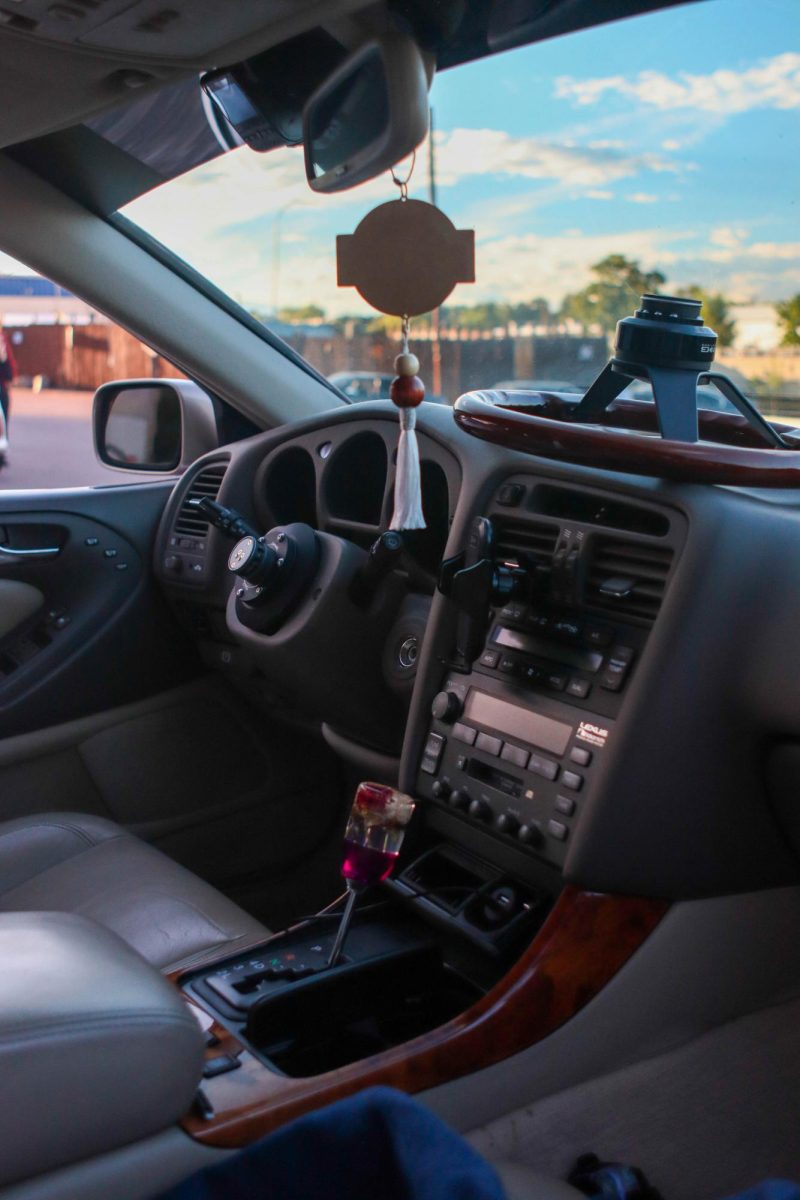Interior shot of Grayson's Lexus GS300 (golow_media) at Cars and Content hosted by Juice (@juicetm._). Sept. 17.