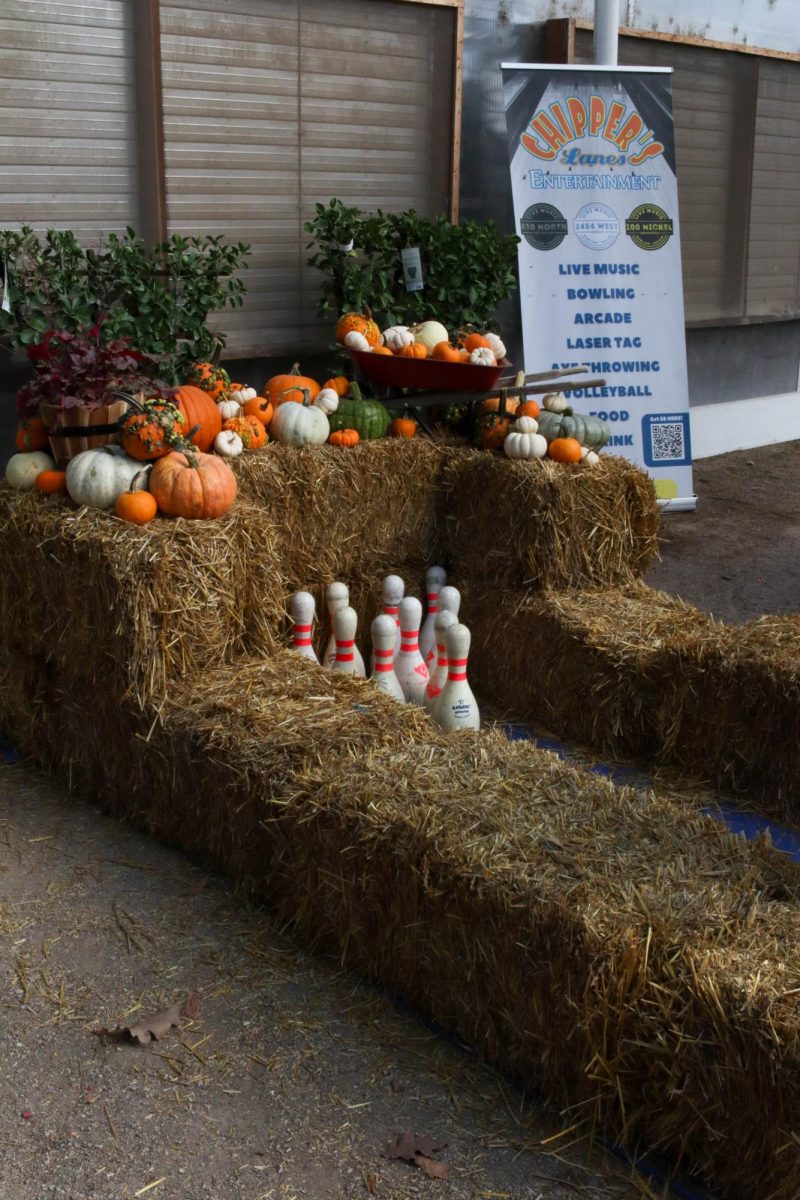 Chippers Lanes hosts pumpkin bowling at the Fort Collins Nursery's Giant Pumpkin Weight-Off on Oct. 14, 2023.