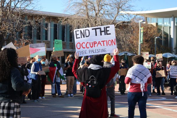 Community joins students in walkout, demands ceasefire in Gaza