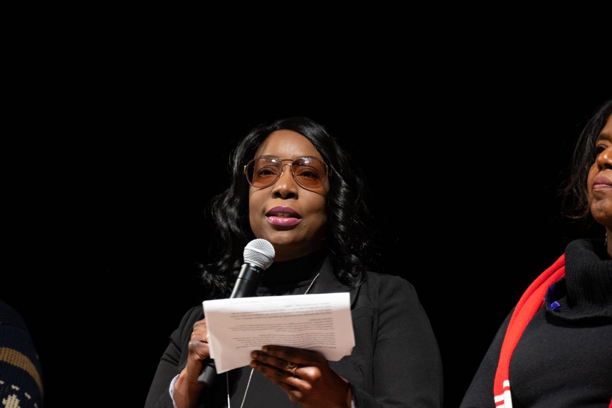 President of Front Range Community College Dr. Colleen Simpson speaks at the annual celebration of Martin Luther King Jr. Day.