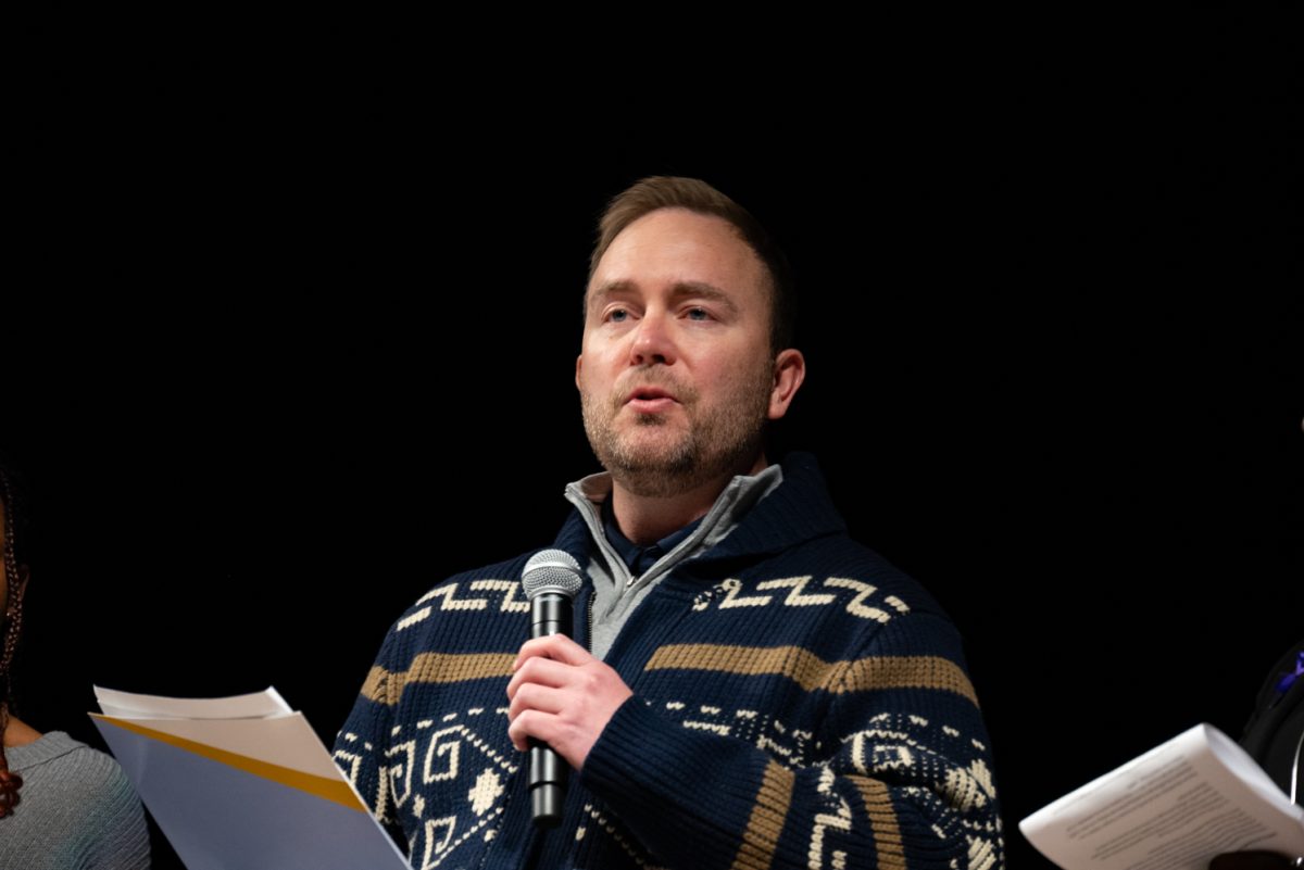 Superintendent of Poudre School District Brian Kingsley shares a personal experience at the annual celebration of Martin Luther King Jr. Day.