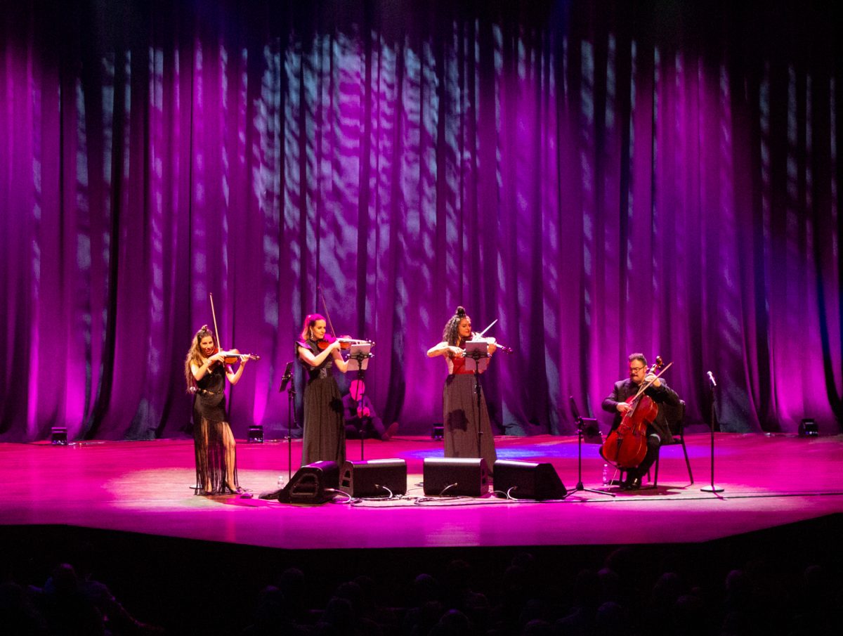 The+Vitamin+String+Quartet+performs+Bohemian+Rhapsody+by+Queen+at+The+Lincoln+Center+in+Fort+Collins+Feb.+6.