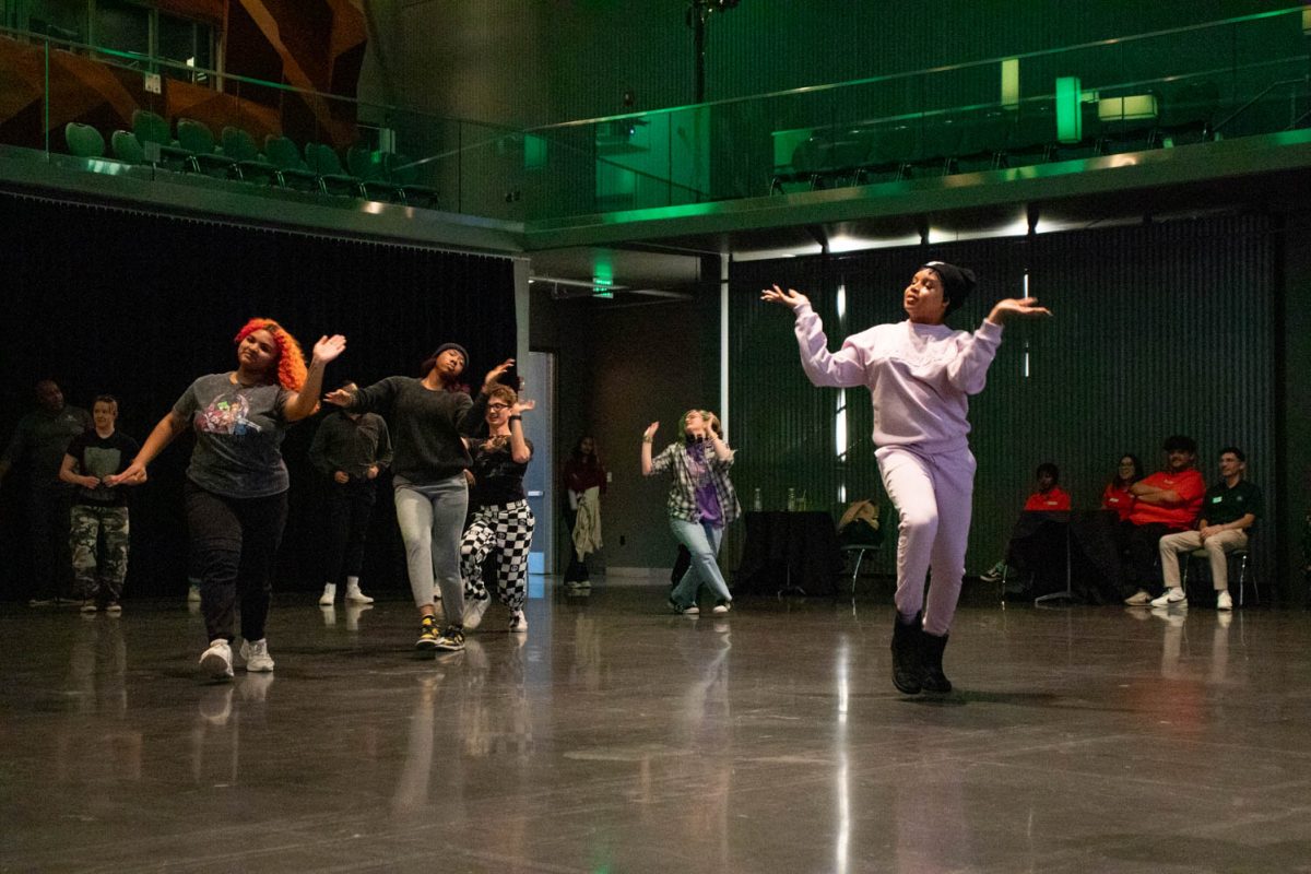 Participants practice their catwalk during the Category is Ballroom event on February 15, 2024.