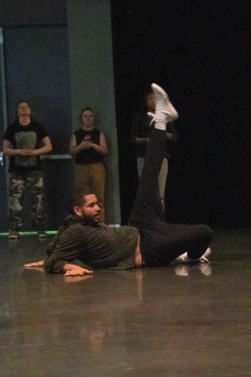 A participant practices their dips during the Category is Ballroom event on February 15, 2024.