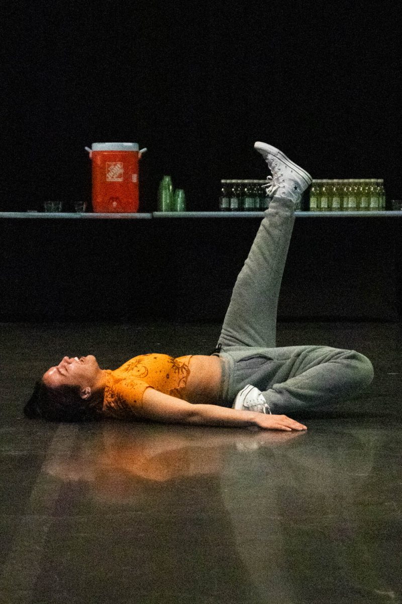 A participant practices their dips during the Category is Ballroom event on February 15, 2024.
