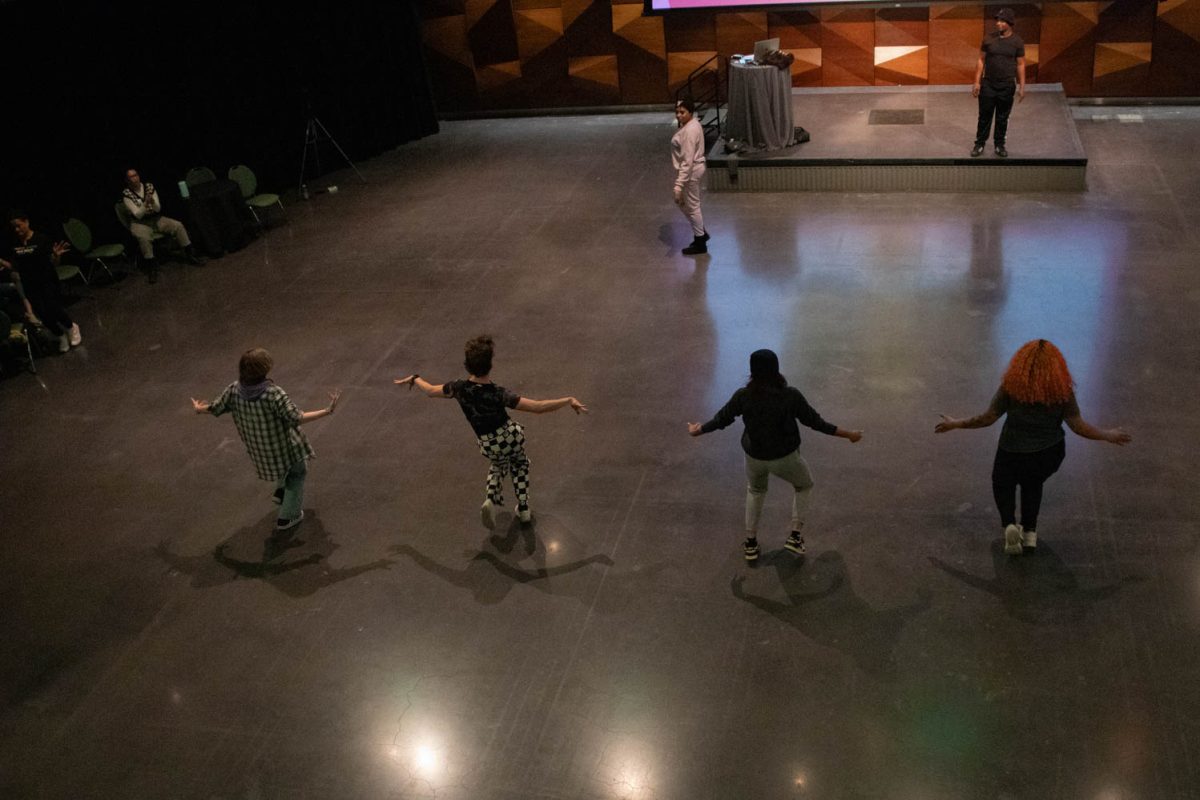 Participants practice their catwalk during the Category is Ballroom event on February 15, 2024.