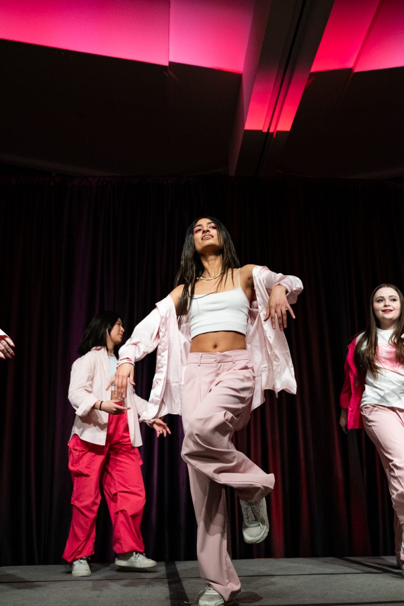 Colorado State University's K-Pop Dance Club performs at the World Unity Fair Feb. 17.