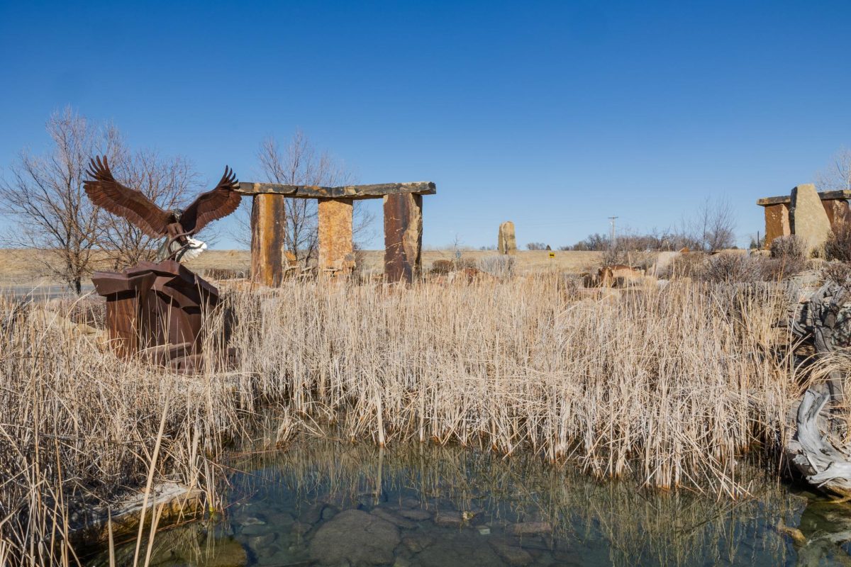 The Rock Garden in Fort Collins Feb. 29. Located on North College Avenue at the south shore of Terry Lake, The Rock Garden is a landscaping supply store featuring several sculptures.
