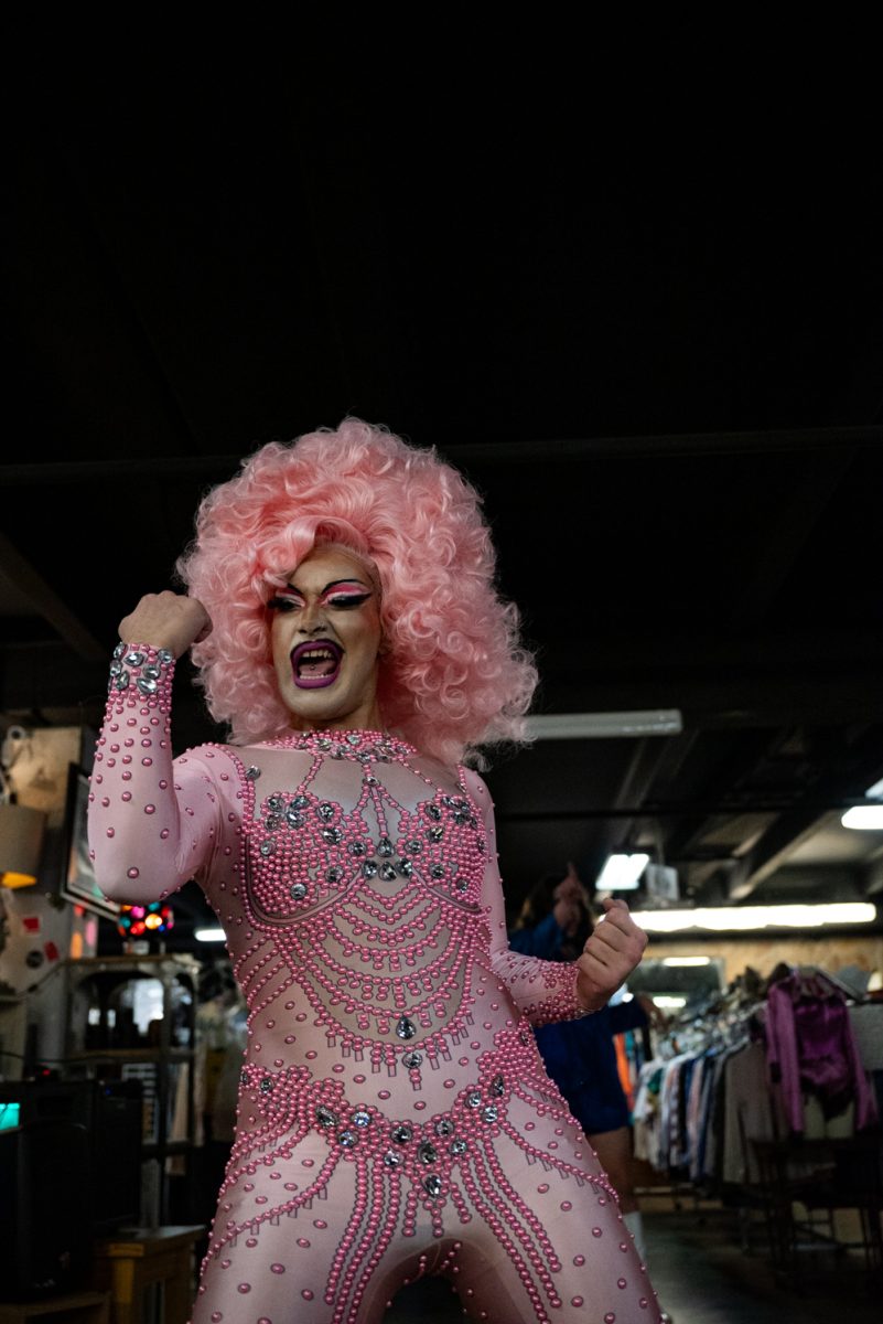 Vegina Quartz dances during the Funktastic Drag Show.
