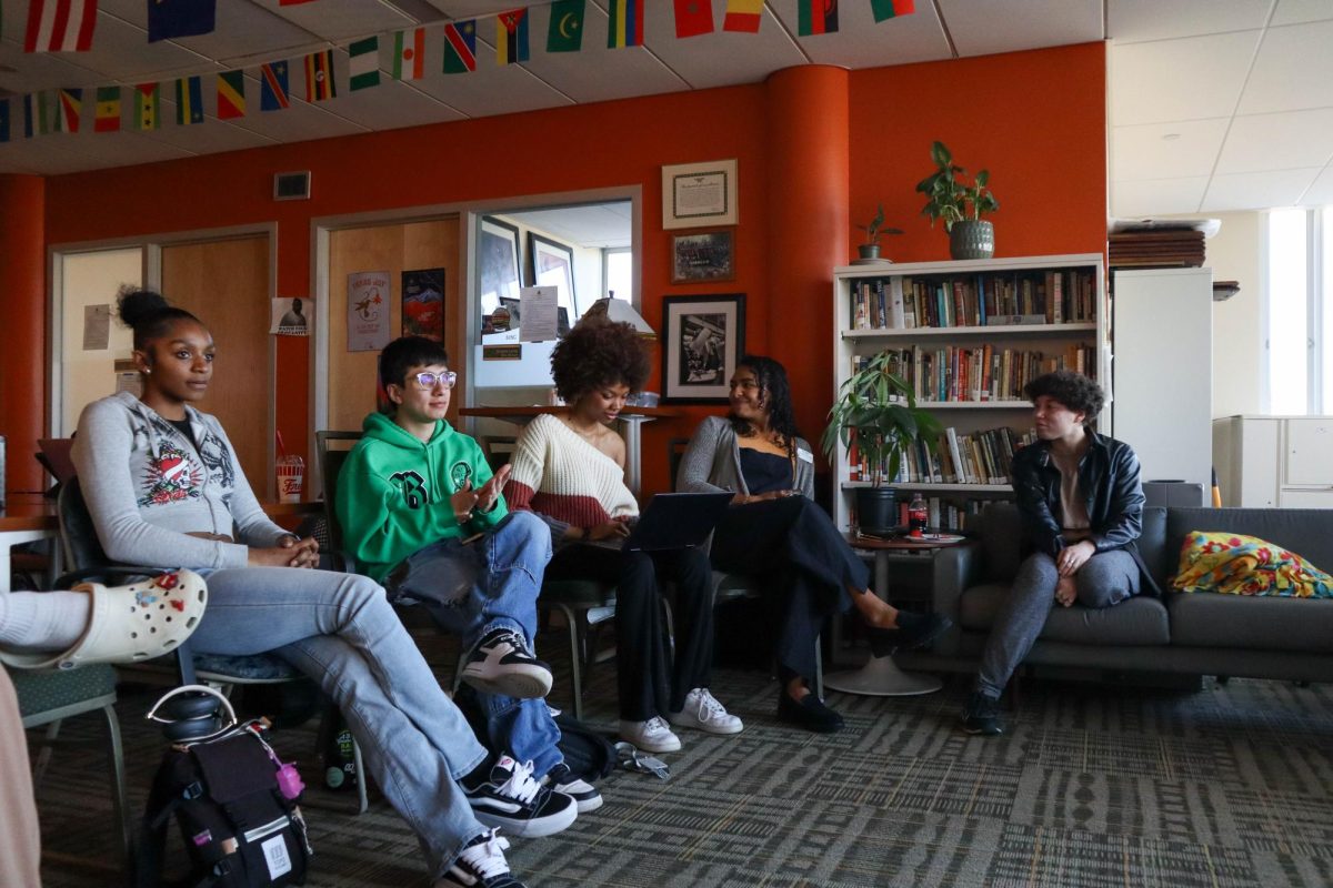 Colorado State University students wait for Real Talk Tuesday hosted by the Black/African American Cultural Center (B/AACC). A weekly discussion where students get the chance to bring awareness and discuss problems they face as a person of color on a primarily white campus. Feb 20.