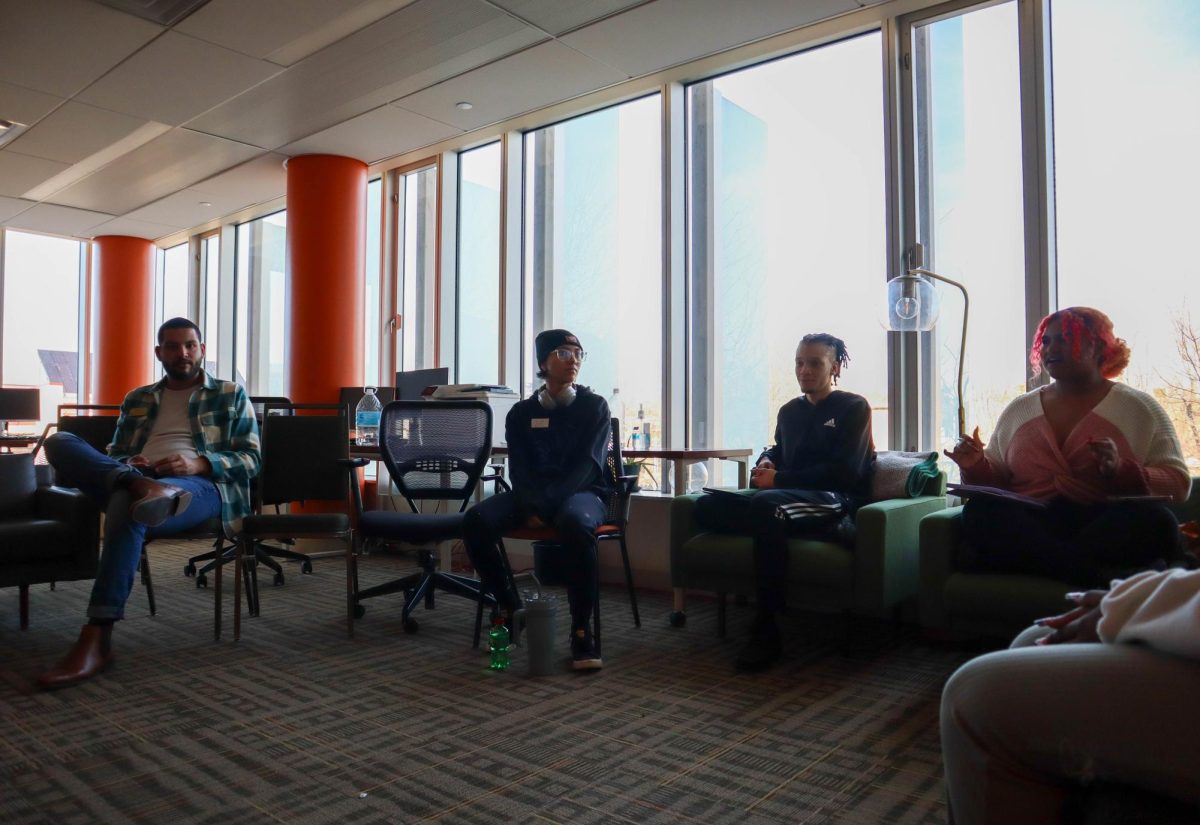 Colorado State University's Black/African American Cultural Center's (B/AACC) Real Talk Tuesday starts with a question thrown to the group to dive into a discussion on gender and race. Feb 20.