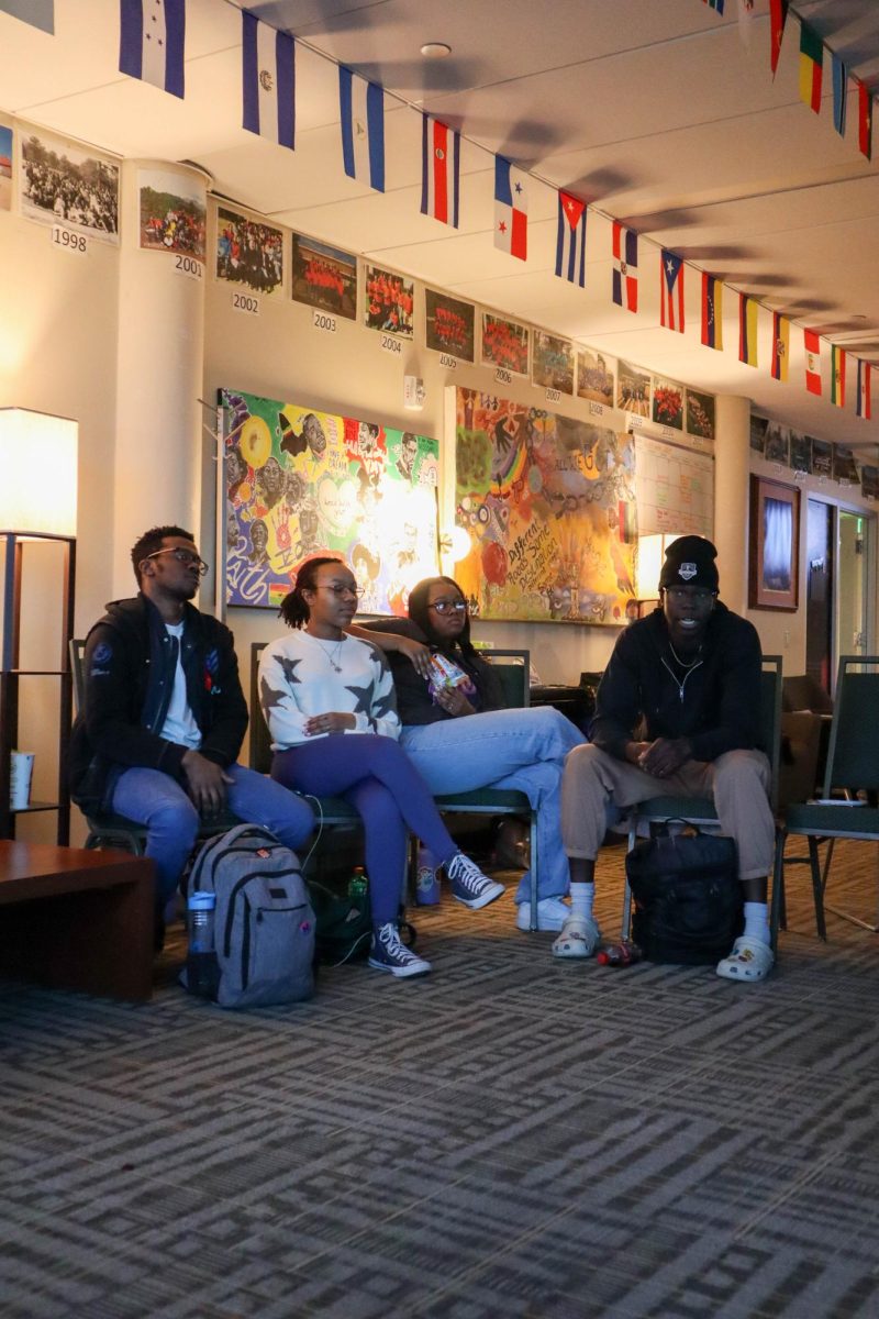 Colorado State University students participate in the Black/African American Cultural Center's (B/AACC) Real Talk Tuesday. They discussed gender and race this week. Feb 20.