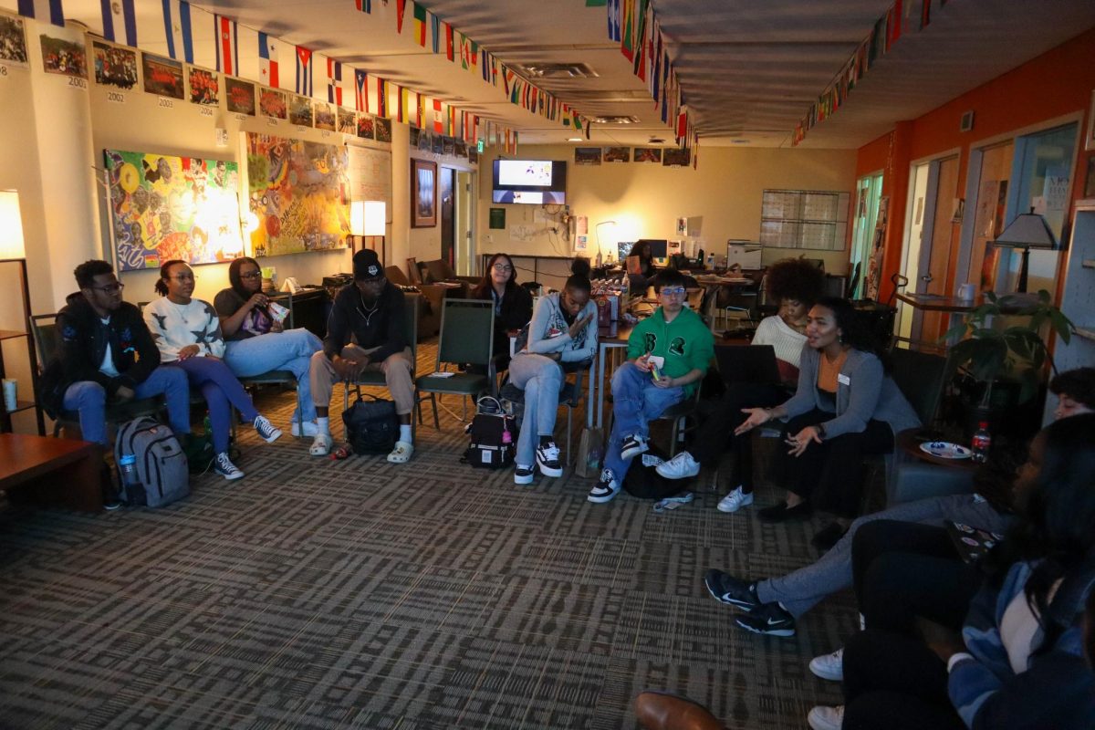 Colorado State University's Black/African American Cultural Center (B/AACC) student development and retention coordinator, Nina Askew speaks on gender and race, the topic the B/AACC center discussed at this week's Real Talk Tuesday. Feb 20.