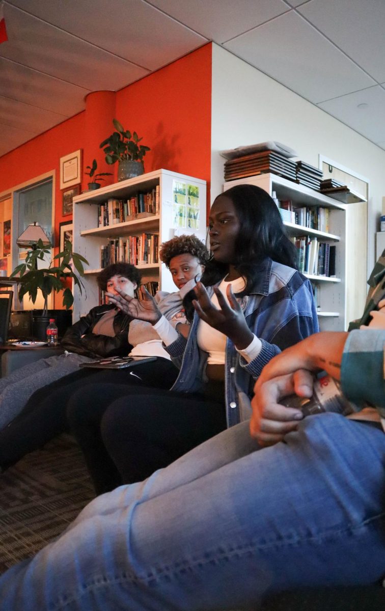 Colorado State University Black/African American Cultural Center (B/AACC) students participated in this week's Real Talk Tuesday where they discussed Gender and Race. All students are welcome to participate no matter their background. Feb 20.