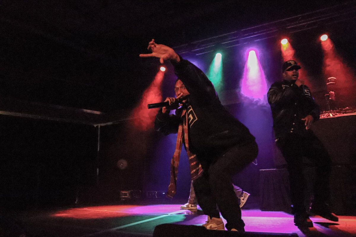 Coast Contra gets into their music at the Black/African American Cultural Center's (B/AACC) Hair and Fashion show concert on Feb 22.