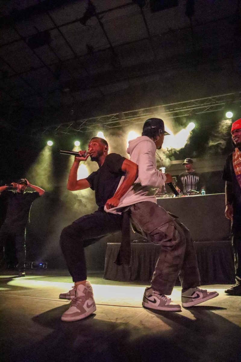 Coast Contra shows off their complex and storytelling choreography to push their message and story of growing up Black and how they came to be, to the audience at their concert. Feb 22.