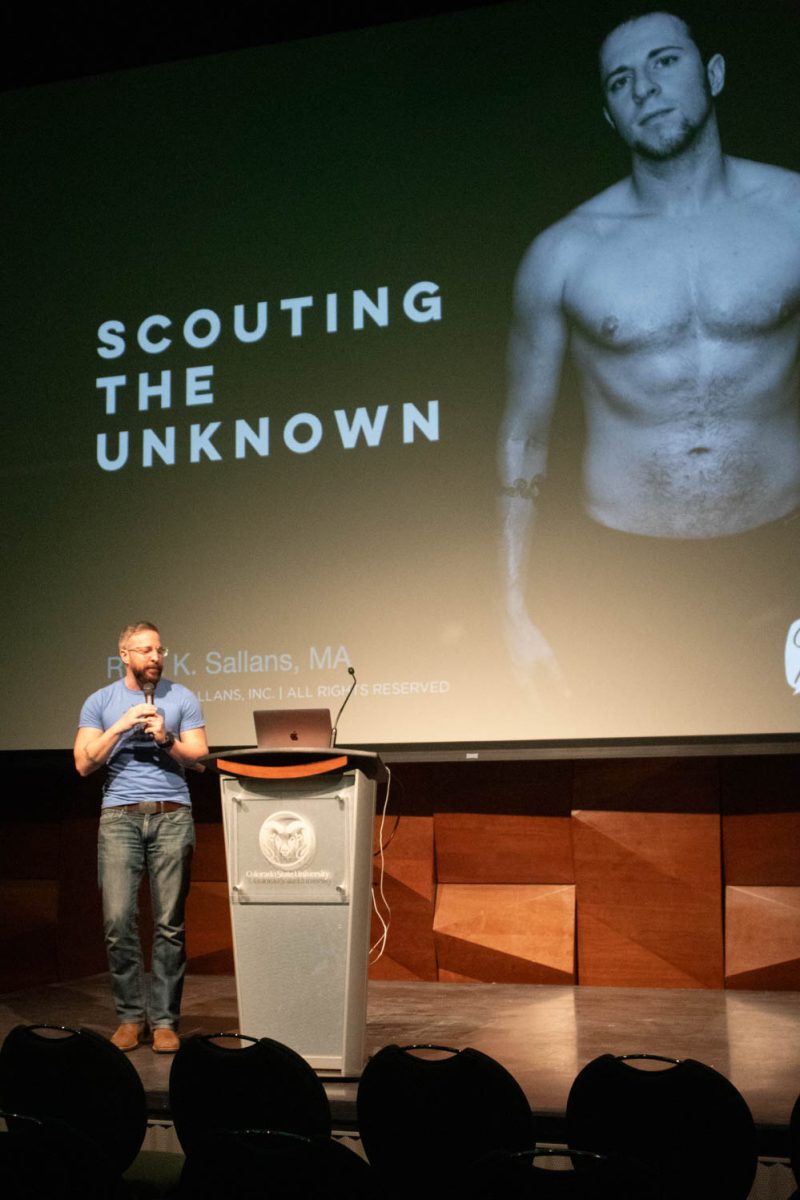 Ryan Sallans presents "Scouting the Unknown" on March 20, 2024.