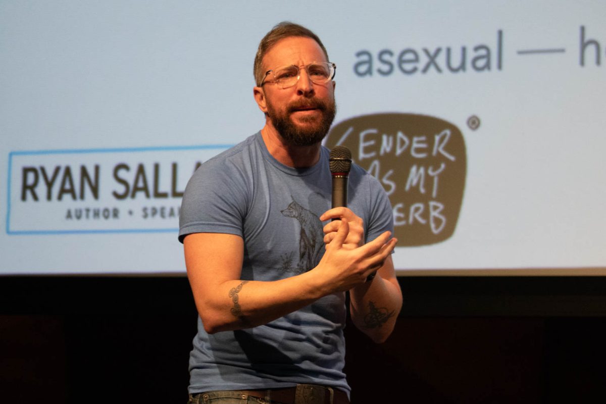 Ryan Sallans presents "Scouting the Unknown" on March 20, 2024.