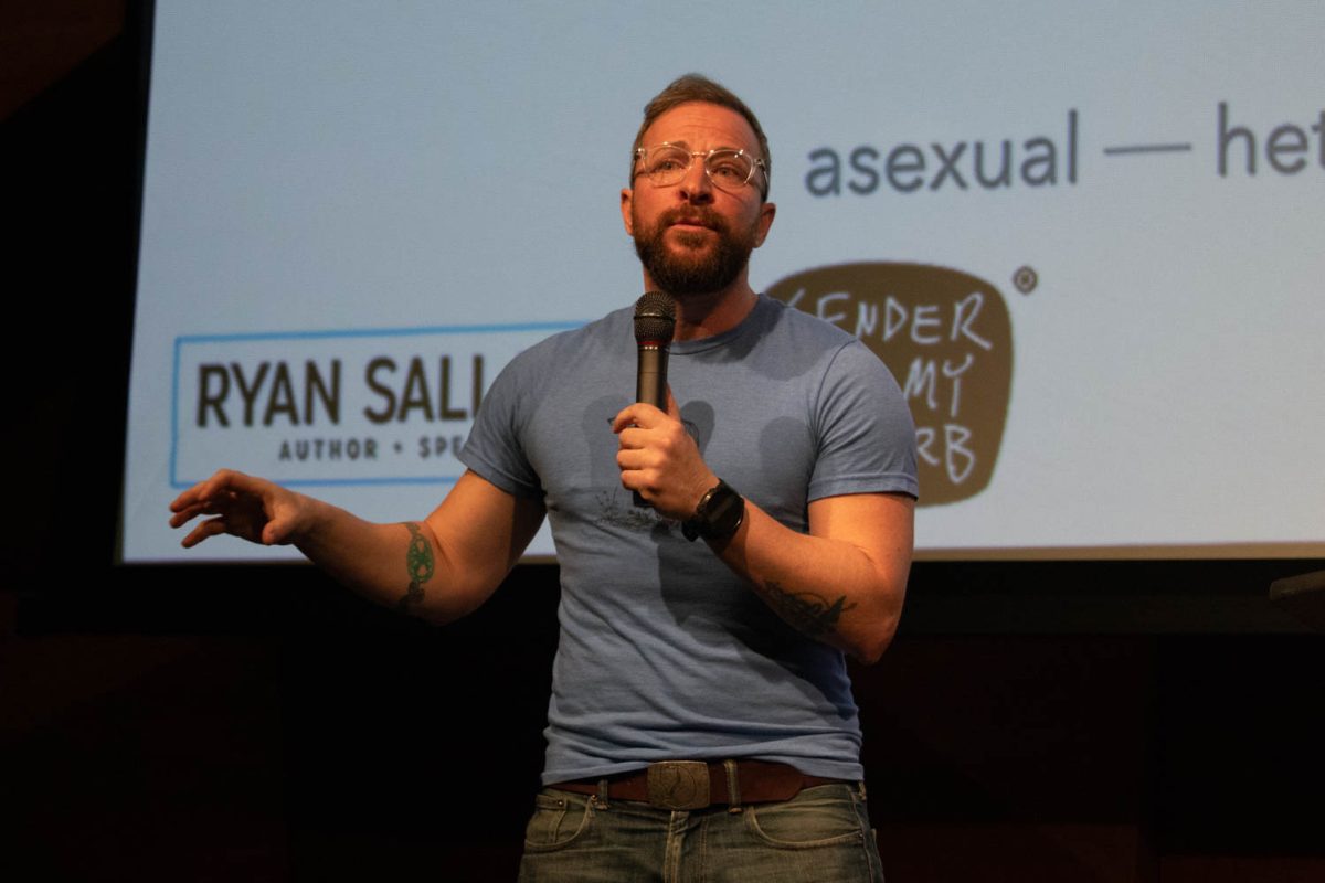 Ryan Sallans presents "Scouting the Unknown" on March 20, 2024.