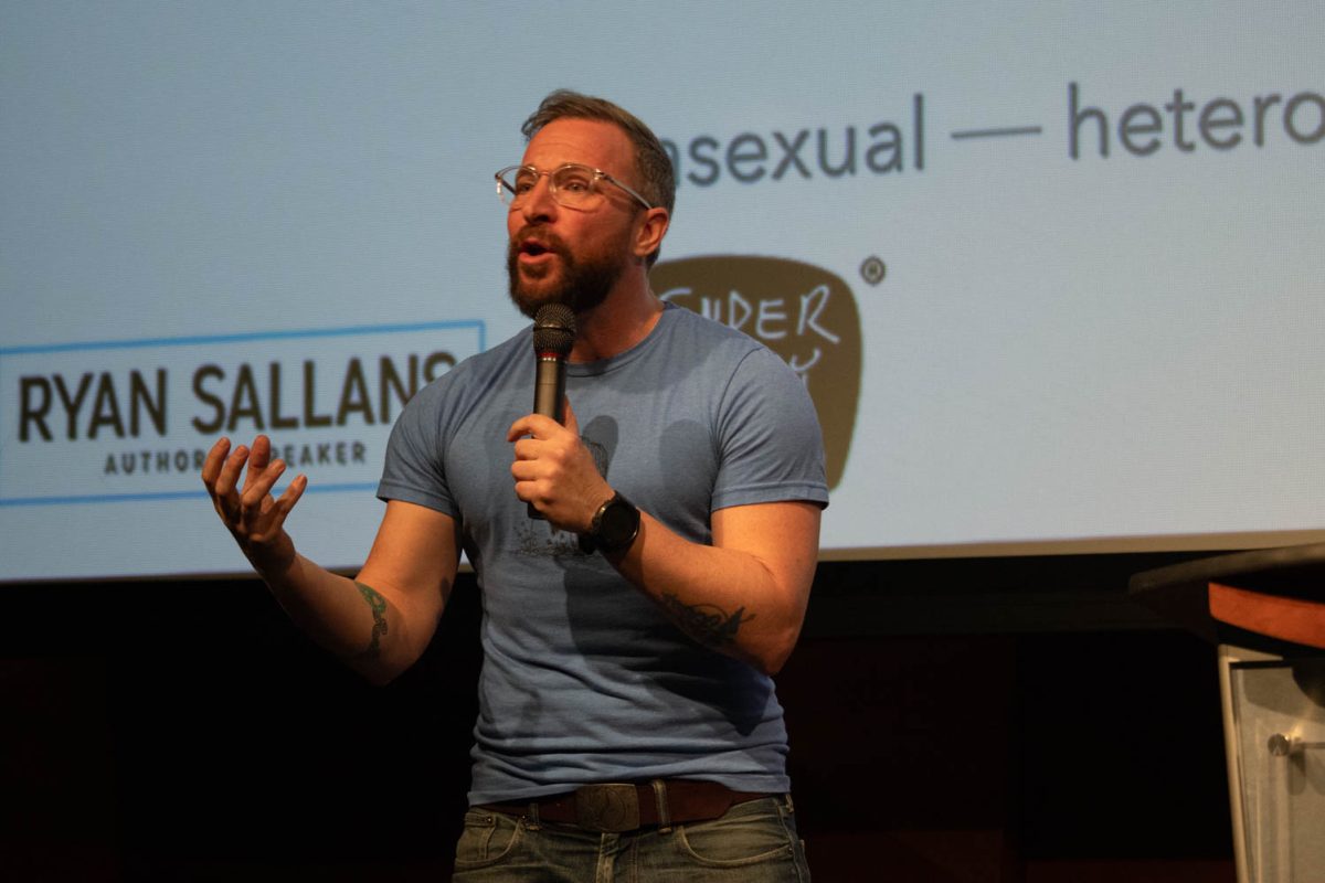 Ryan Sallans presents "Scouting the Unknown" on March 20, 2024.