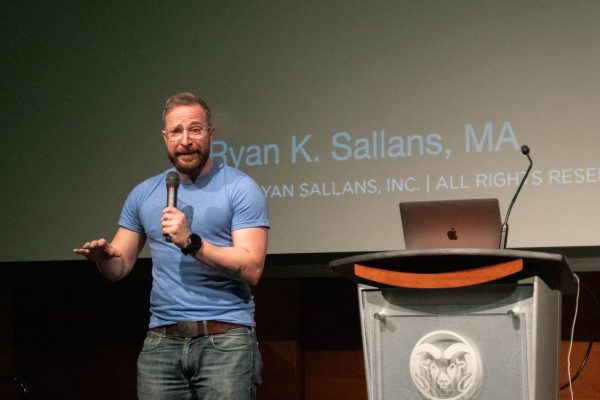 Ryan Sallans presents "Scouting the Unknown" on March 20, 2024.