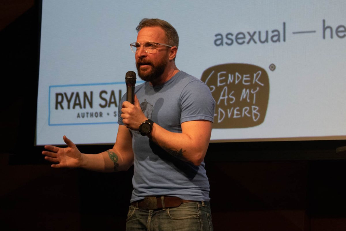 Ryan Sallans presents "Scouting the Unknown" on March 20, 2024.