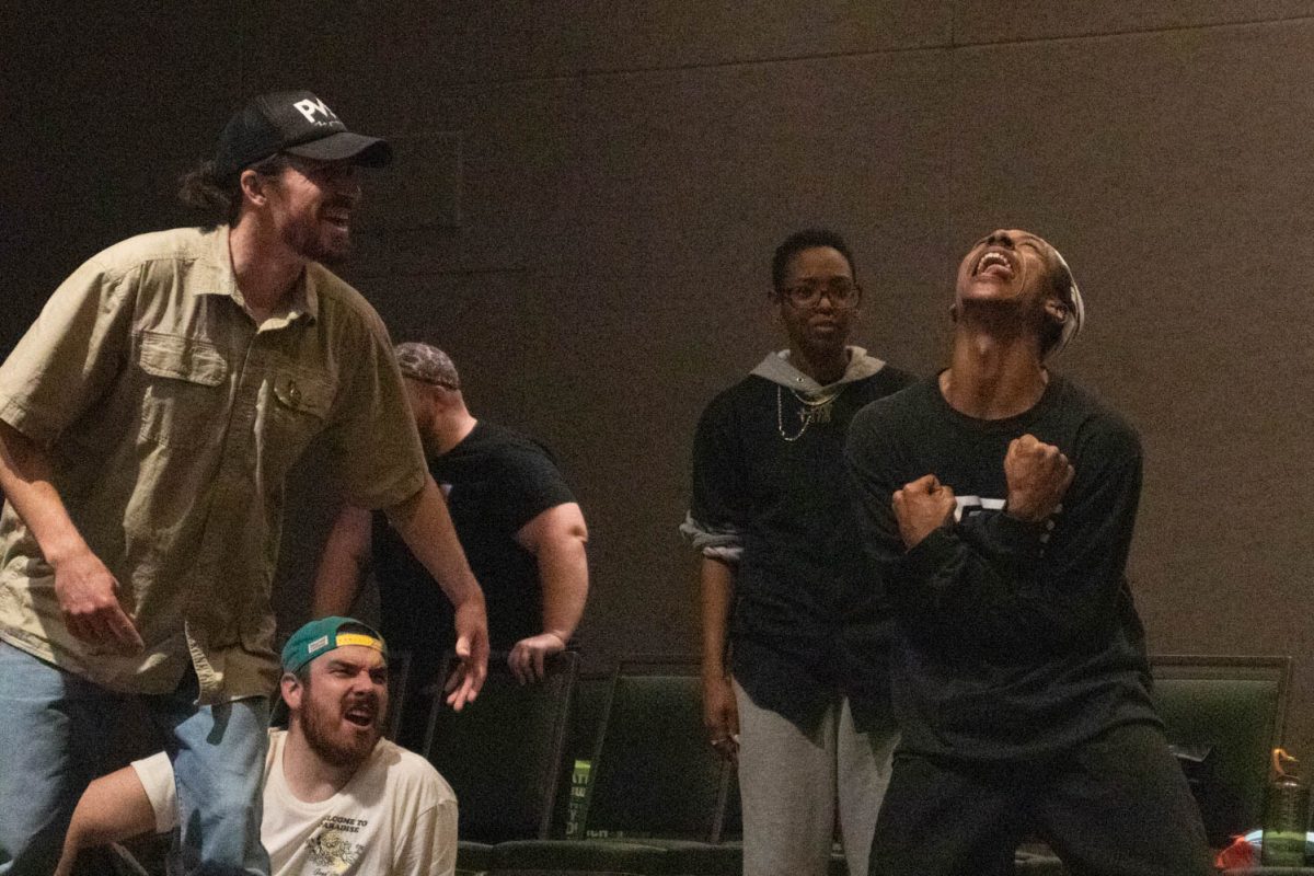 The duo, TNX performs during the final battle of the 2v2 dance battles during Vision: Provoke Imagination March 30 at Colorado State University