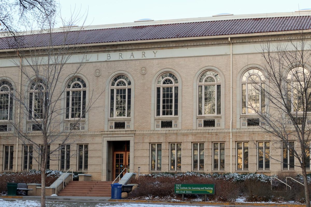 The Institute for Learning and Teaching main entrance on the east side along the Oval, March 9.