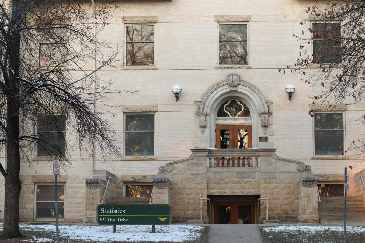 The Statistics building on the Oval from the east, March 9.