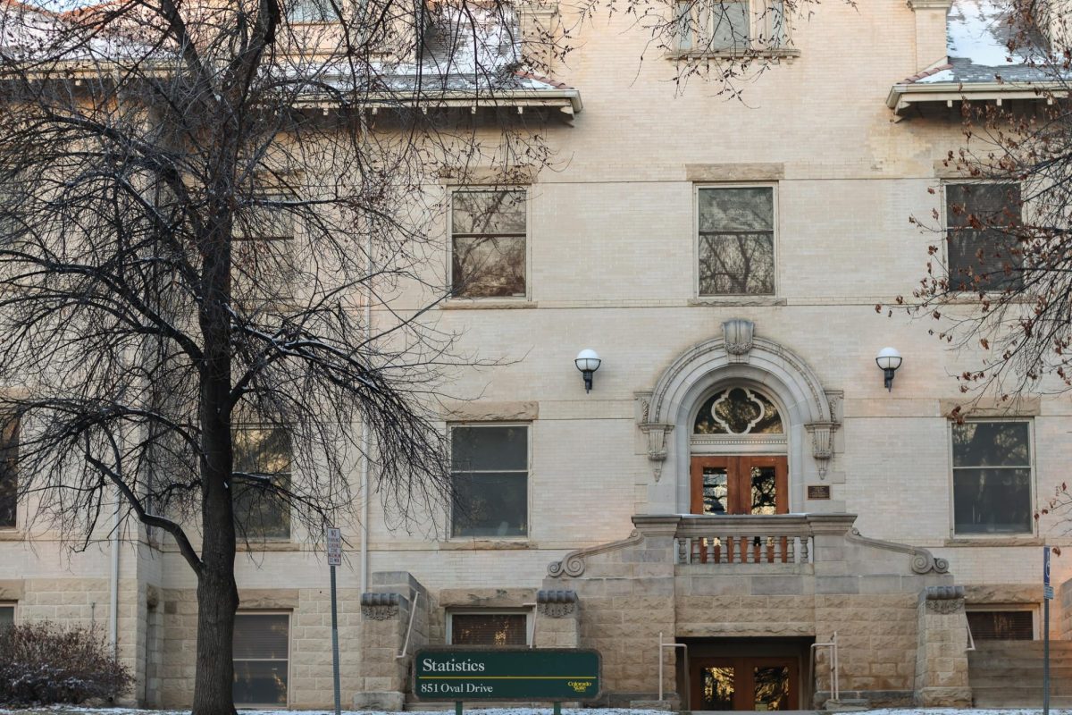 The Statistics building on the Oval from the east, March 9.