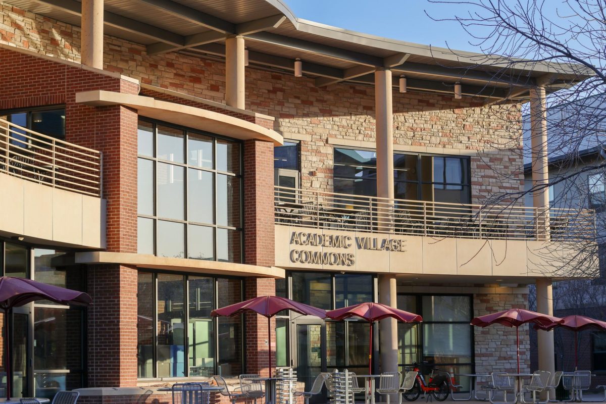 Academic Village Commons and Rams Horn Dining Hall, March 9.