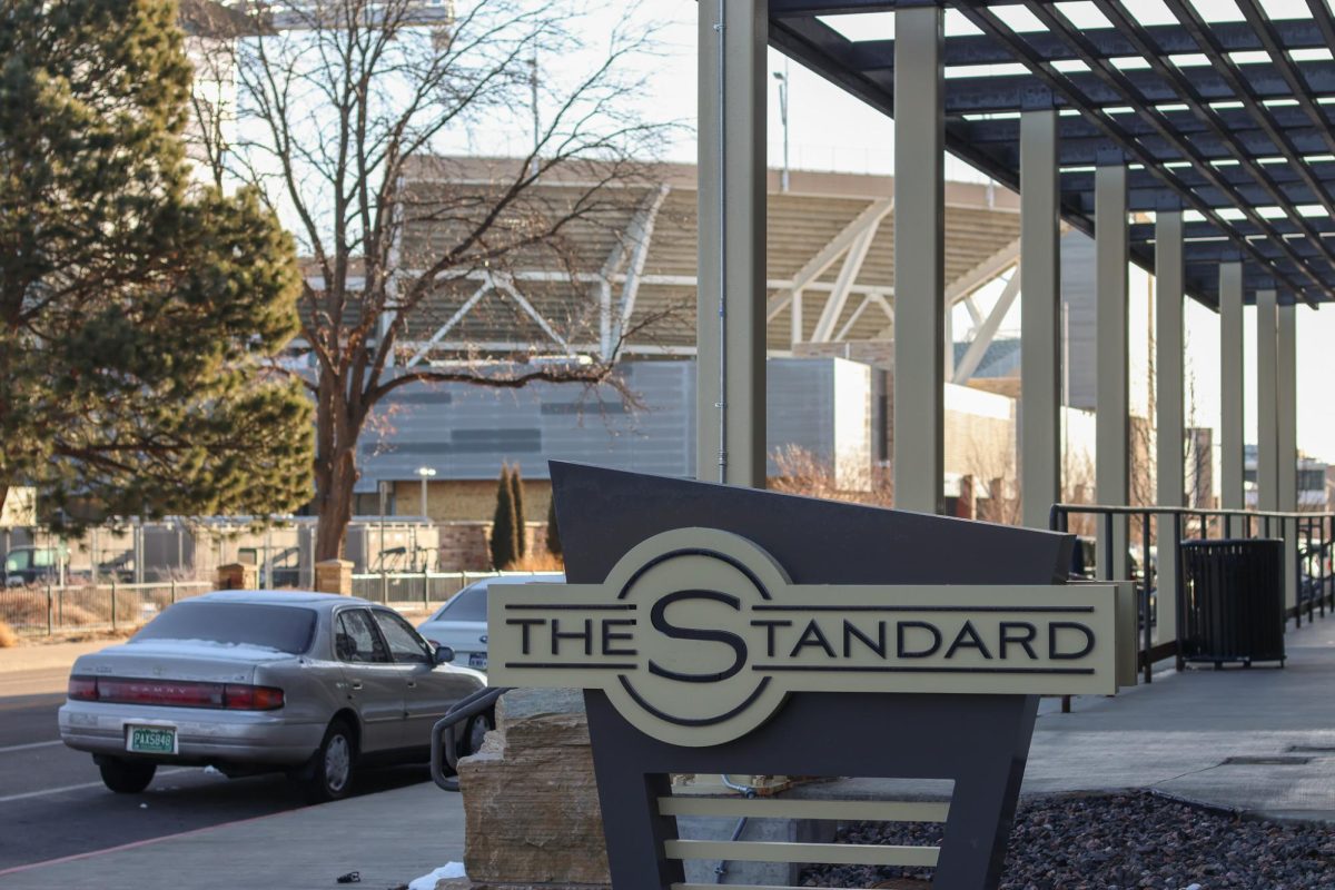 The Standard on campus apartments near Canvas Stadium, March 9.