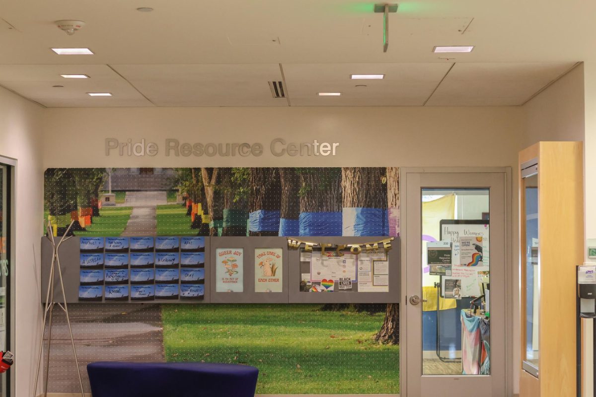 The Pride Resource Center located in the Lory Student Center, March 12.