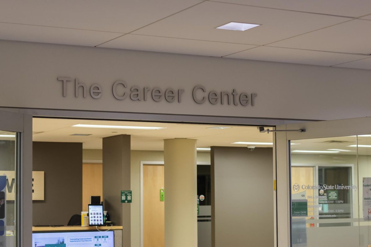 The Career Center located in the first level of the Lory Student Center, March 12.