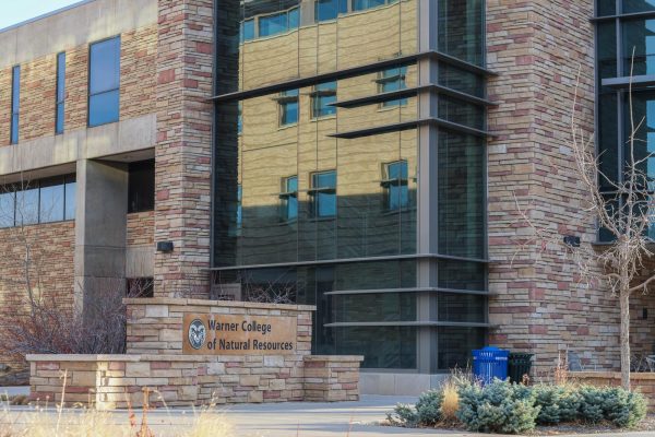 The Warner College of Natural Resources building main entrance March 12, 2024.
