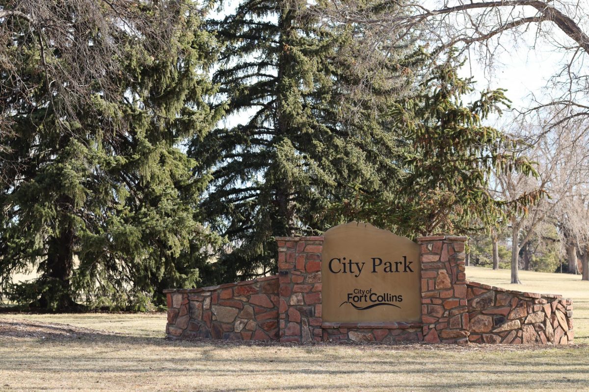 The main entrance to City Park located along Mulberry Street, March 12.