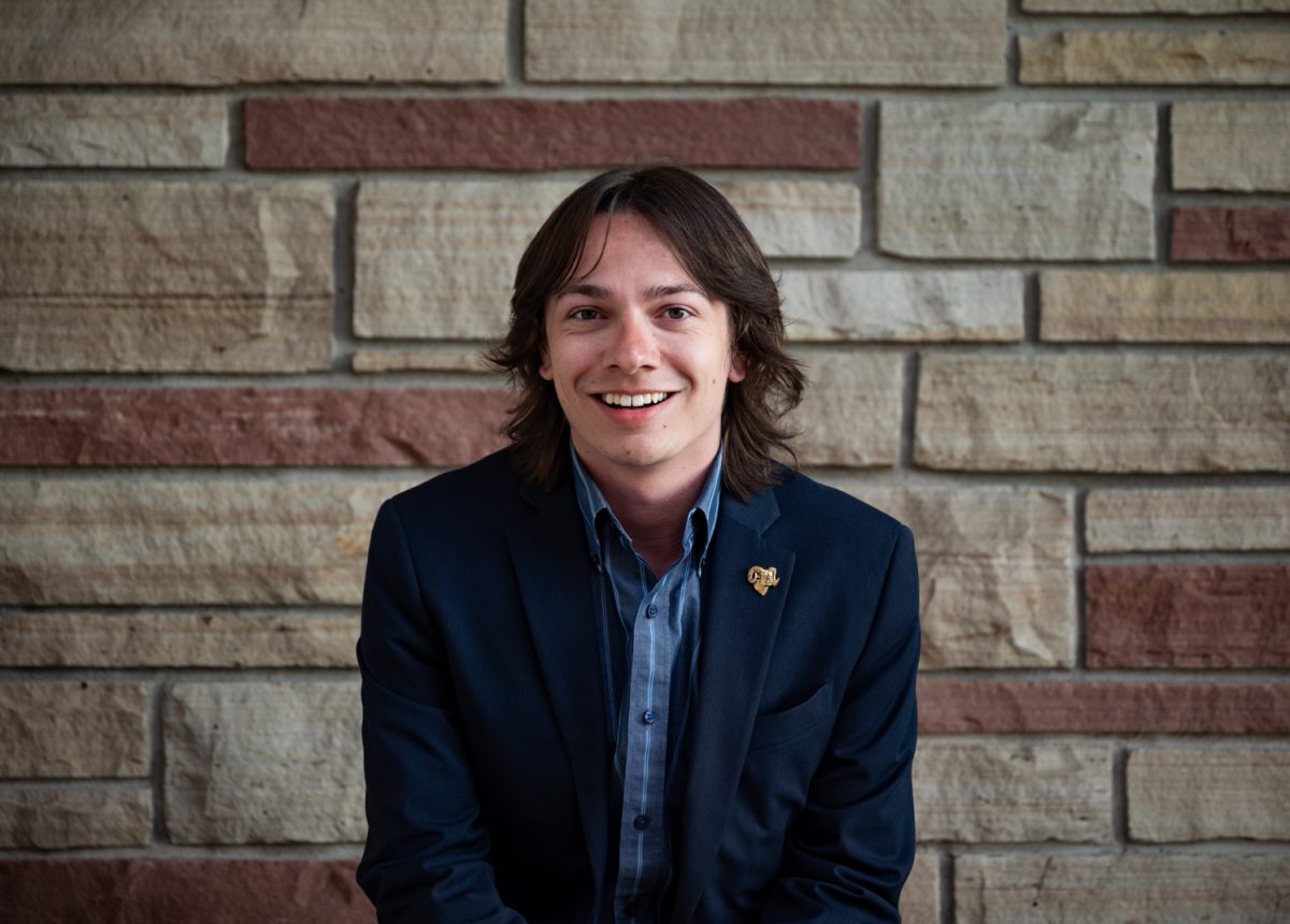 2024 ASCSU Presidential Candidate Nick DeSalvo poses for a photo.