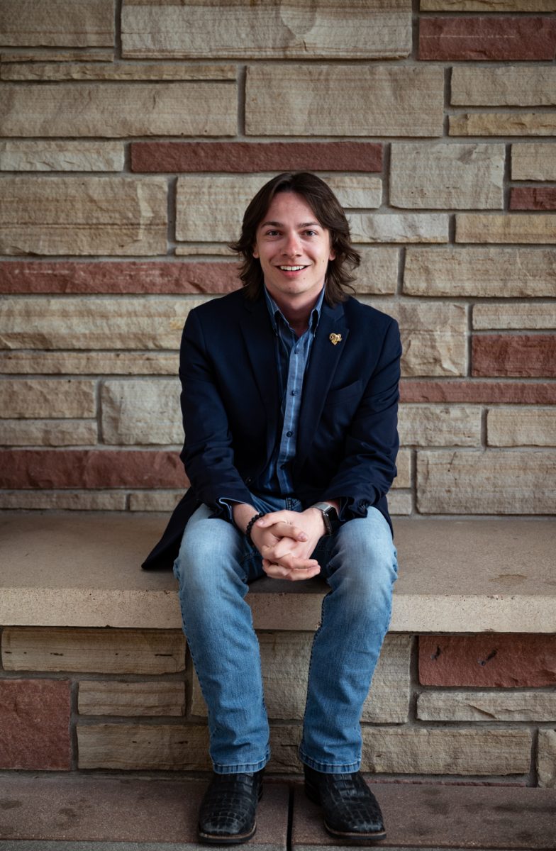 2024 ASCSU Presidential Candidate Nick DeSalvo poses for a photo.