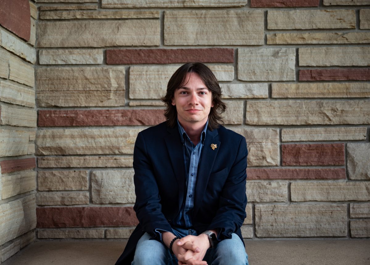 2024 ASCSU Presidential Candidate Nick DeSalvo poses for a photo.