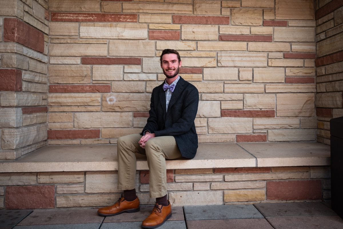 ASCSU Speaker of the Senate Candidate Hayden Taylor poses for a photo.