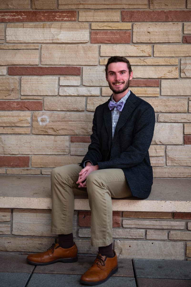 ASCSU Speaker of the Senate Candidate Hayden Taylor poses for a photo.