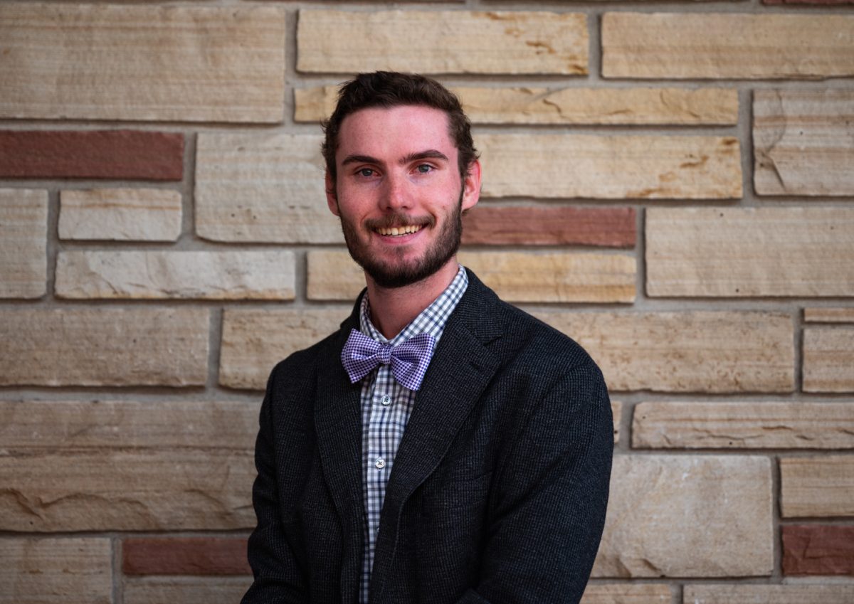ASCSU Speaker of the Senate Candidate Hayden Taylor poses for a photo.