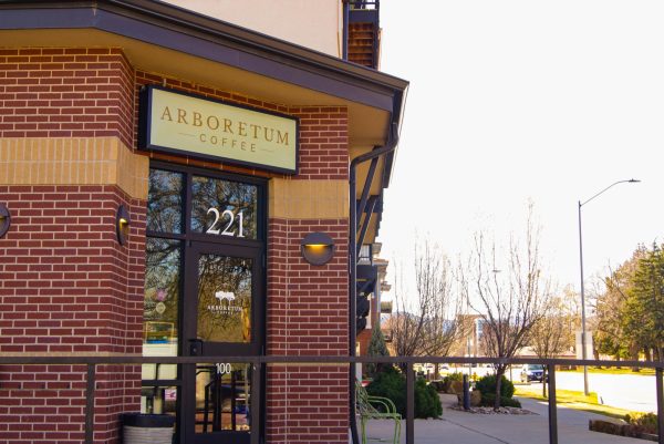 Arboretum Coffee, a newly opened nonprofit cafe, sits on the south side of the Colorado State University campus on Prospect Road April 7.