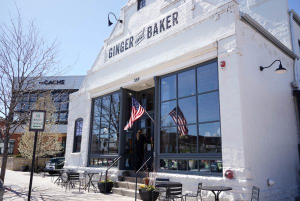 The outside of Ginger and Baker April 8.