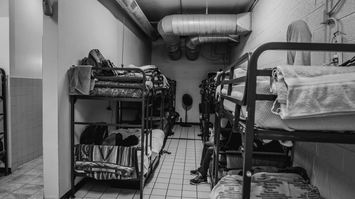 The sleeping quarters at the Fort Collins Rescue Mission accommodate 160 men nightly, providing a safe shelter for men in Northern Colorado who are there for both short and long stays March 18. 