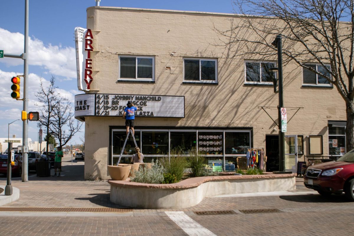Manley Feinberg III, and his business partner Gabriel Torres, both Colorado State University alumni recently purchased "The Coast" a Fort Collins local bar and music venue. "I realized there's a ton of really talented artists that are never gonna get a stage, and we set off on a mission to do that, to give them a place," Feinberg said while hanging up letters on the marquee for upcoming shows with the help of his mom Emily Feinberg. "We're gonna be rebranding it all and get more art hung up in there, we want it to be a place for the music community to come together to bring artists, local artists, everybody". This has been a project Feinberg and Torres have been working on since their freshman year at CSU that started through an app called Music By Masses, a music competition app. From there they began working with The Coast and were able to work out a deal for the venue in January of 2024. Apr. 14. 