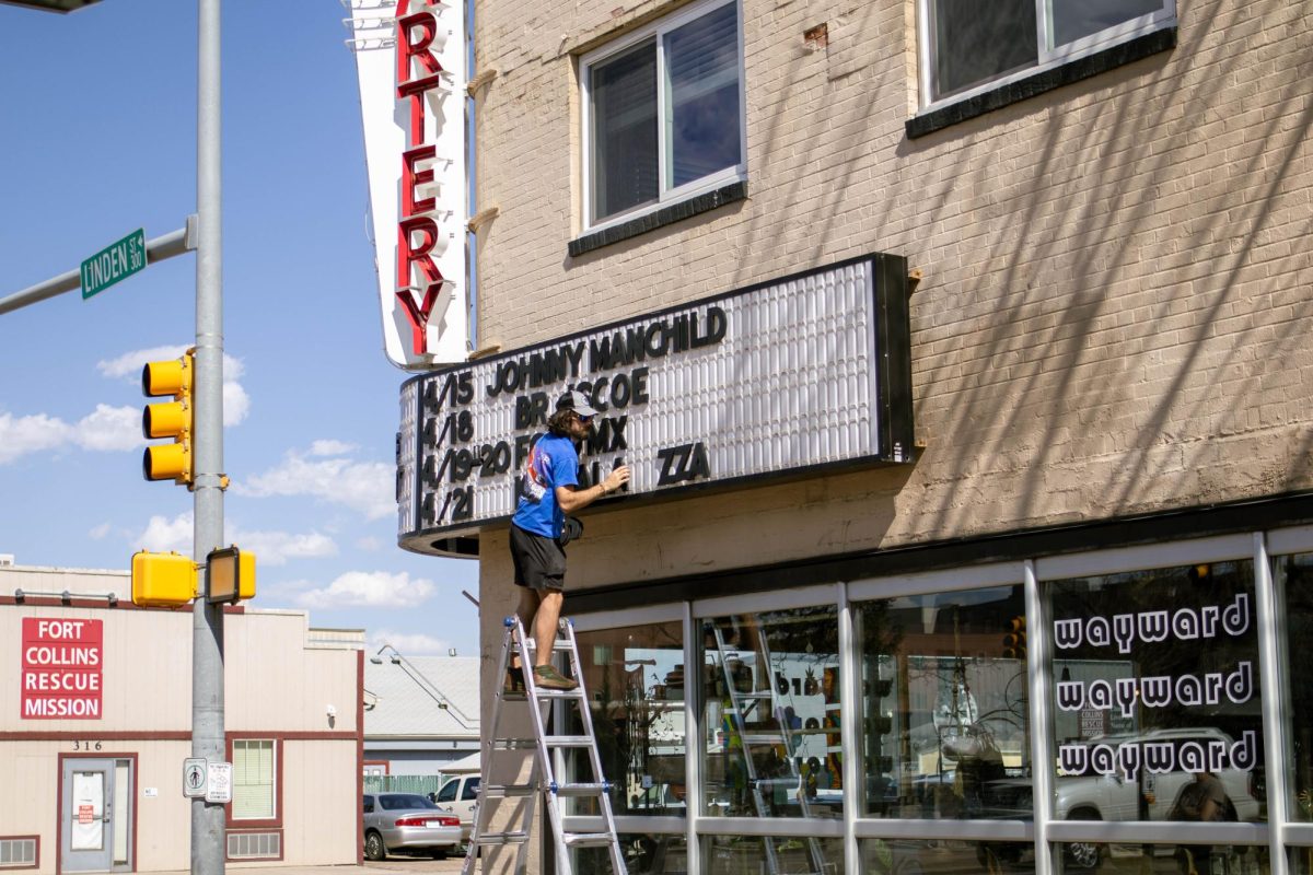Manley Feinberg III, and his business partner Gabriel Torres, both Colorado State University alumni recently purchased "The Coast" a Fort Collins local bar and music venue. "I realized there's a ton of really talented artists that are never gonna get a stage, and we set off on a mission to do that, to give them a place," Feinberg said while hanging up letters on the marquee for upcoming shows with the help of his mom Emily Feinberg. "We're gonna be rebranding it all and get more art hung up in there, we want it to be a place for the music community to come together to bring artists, local artists, everybody". This has been a project Feinberg and Torres have been working on since their freshman year at CSU that started through an app called Music By Masses, a music competition app. From there they began working with The Coast and were able to work out a deal for the venue in January of 2024. Apr. 14. 